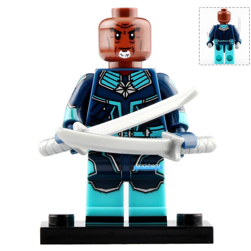 Korath (Kree Starforce) MCU Captain Marvel Lego Custom Minifigure Brick Toys