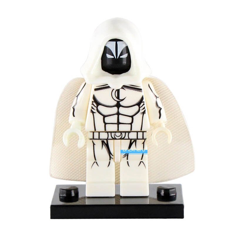Moon Knight The Crescent Crusader Custom Printed Lego Minifigure Brick Toys Gift