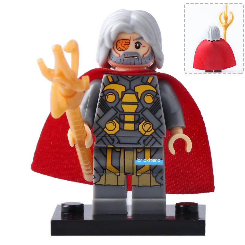 Odin Marvel Universe Super Heroes Lego Custom Minifigure Brick Toys Gift