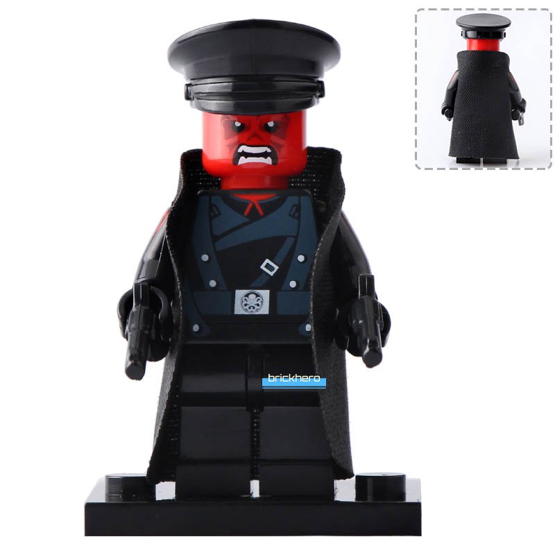 Red Skull Christo Marvel Super Heroes Lego Custom Minifigure Brick Toys Gift