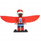 Santa Captain America (Sam Wilson) Marvel Comic DIY Lego Minifigure Brick Toys