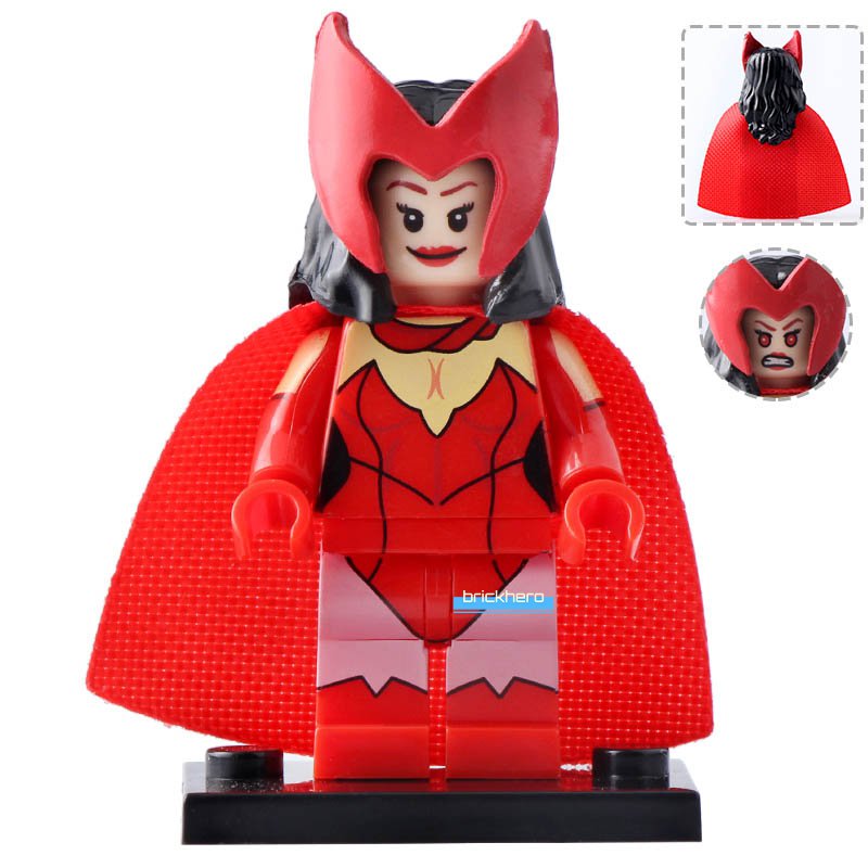 Scarlet Witch (Wanda Maximoff) Marvel Super Heroes Lego Custom Minifigure Toys
