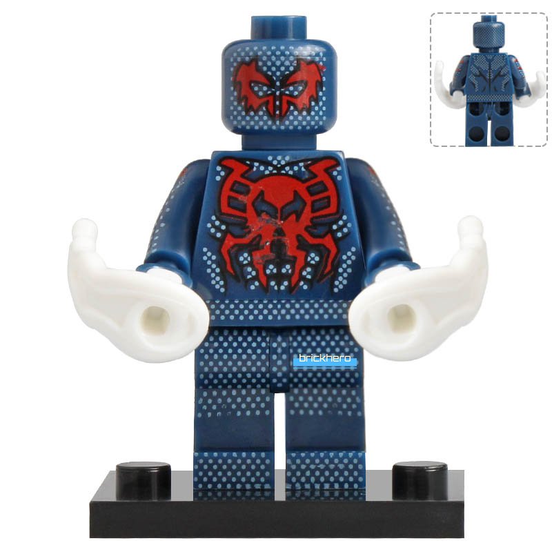 Spider-Man 2099 Marvel Super Heroes Lego Custom Minifigure Brick Toys Gift