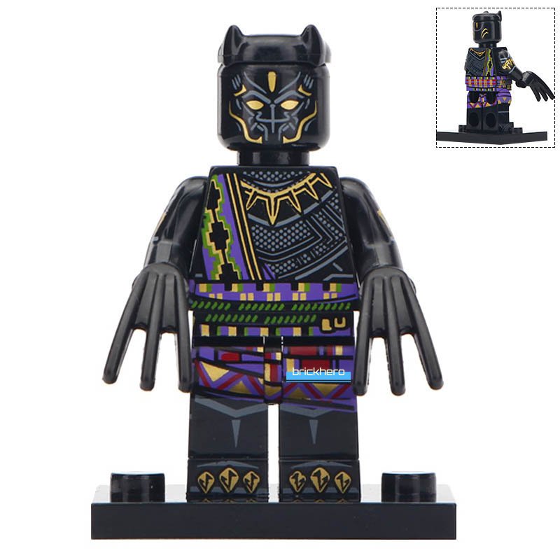 T'Chaka (Black Panther) MCU Super Heroes Lego Compatible Minifigure Brick Toys