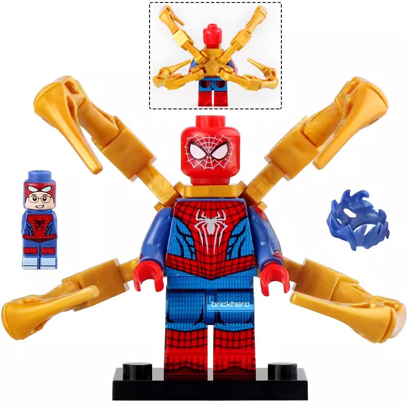 The Amazing Spider-man Marvel Super Heroes Lego Custom Minifigure Brick Toys