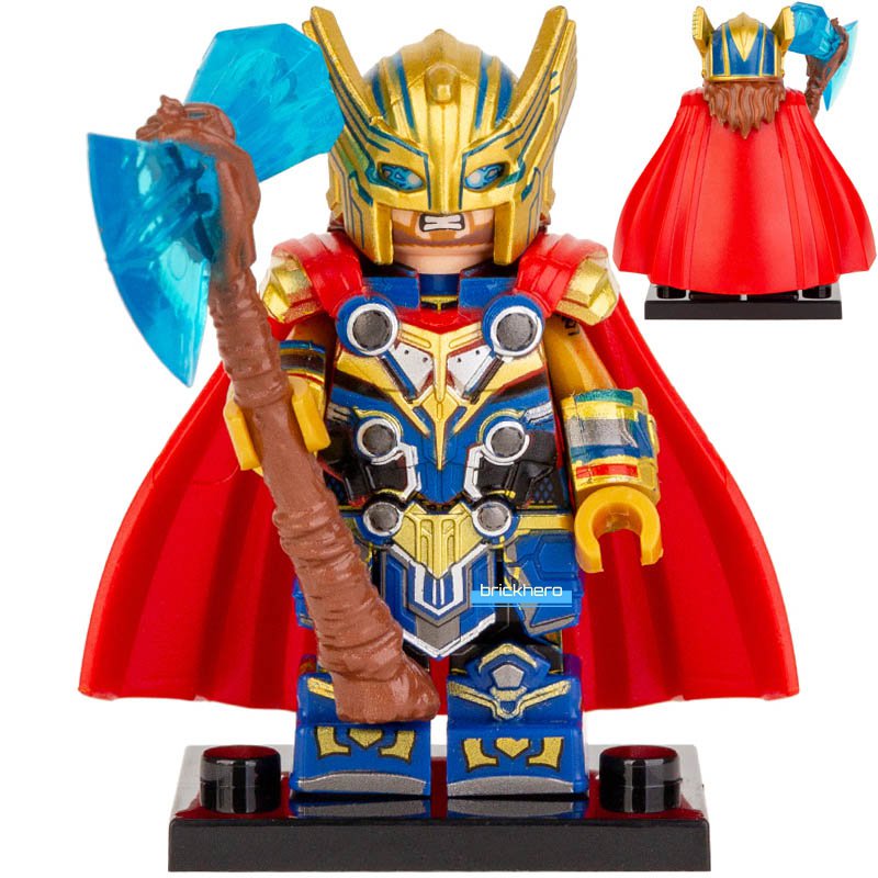 Thor Love and Thunder Marvel Super Heroes Lego Custom Minifigure Brick Toys Gift