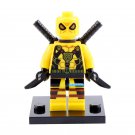 Yellow Deadpool (X-Force) Marvel Super Heroes Lego Custom Minifigure Brick Toys