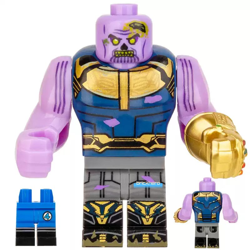 Zombie Thanos Marvel Universe Superheroes Lego Compatible Minifigure Bricks Toys