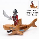 Ghost Shark Pirates of the Caribbean Lego Custom Minifigure Brick Toys Gift