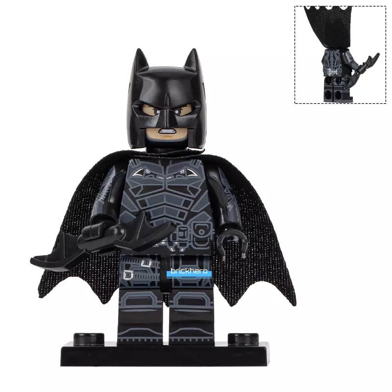 Bruce Wayne LEGO Custom Minifigure &acirc;�� Inspired by The Batman (2022) Brick Toys Gift
