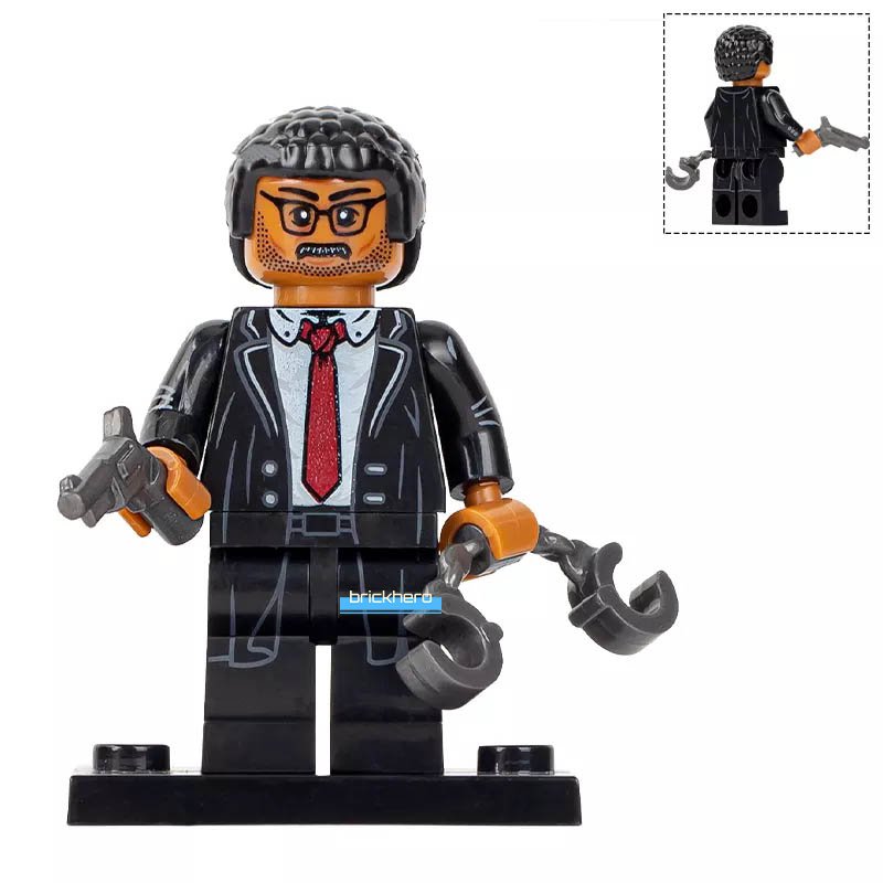 Lt. James Gordon LEGO Custom Minifigure &acirc;�� Inspired by The Batman (2022) Brick Toys Gift