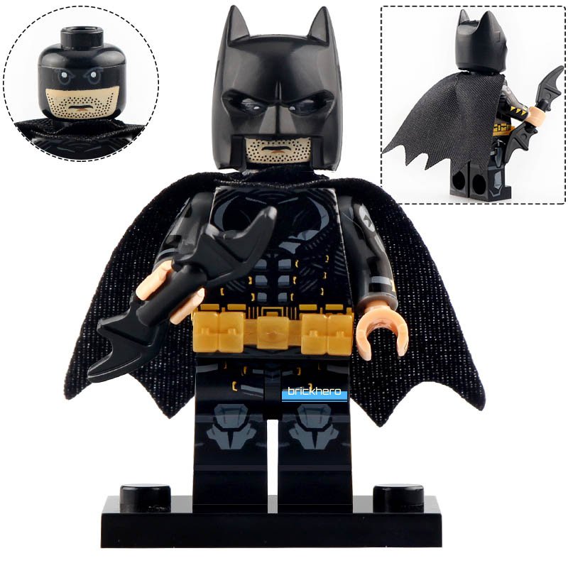 Batman (Tactical Suit) DCEU Zack Snyder's Justice League (2021) Lego Custom Minifigure Brick Toys