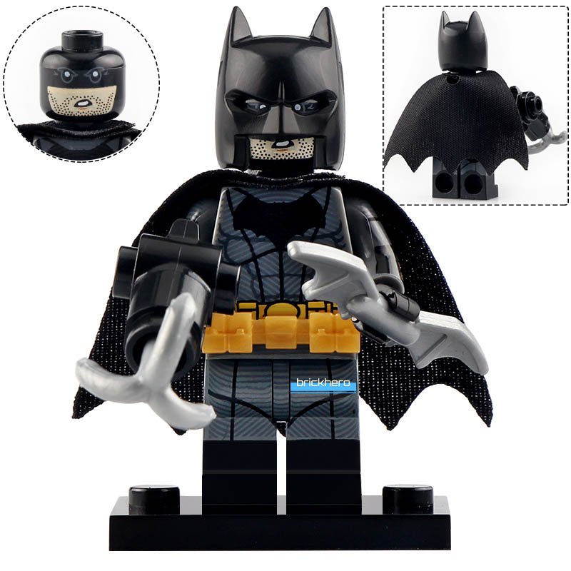 Bruce Wayne DCEU Zack Snyder's Justice League (2021) Lego Custom Minifigure Brick Toys Gift