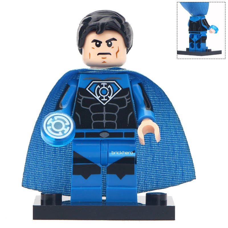 Blue Lantern Superman DC Superheroes Lego Compatible Minifigure Brick Toys Gift