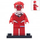 Electric Red Superman DC Comic Super Heroes Lego Custom Minifigure Brick Toys
