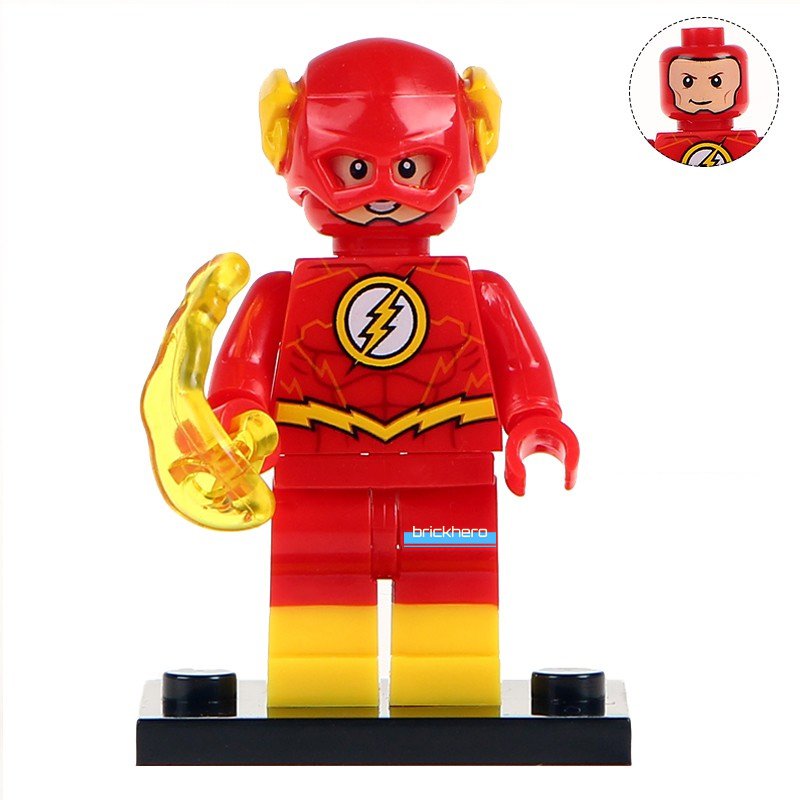 Flash DC Superheroes Lego Custom Minifigure Brick Toys Gift