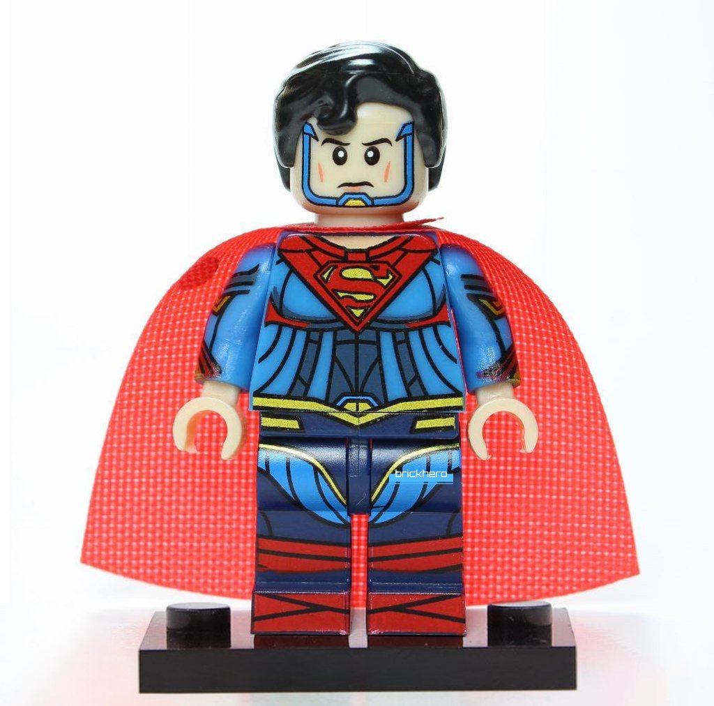 Superman (Injustice 2) DC Super Heroes Lego Compatible Minifigure Brick Toys