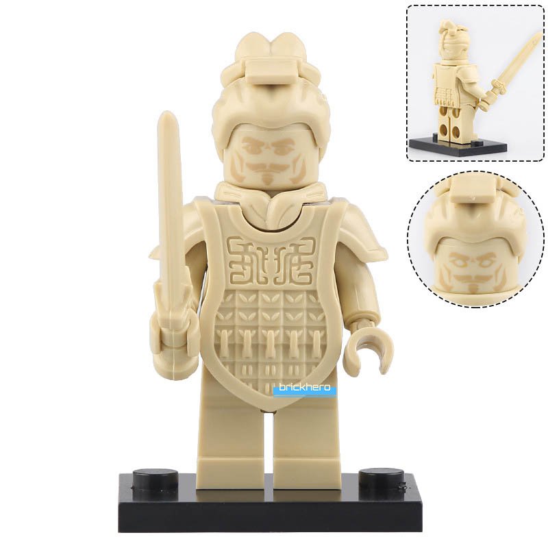 China&acirc;��s Terra-Cotta Warriors Qin Army Lego Custom Minifigure Brick Toys Gift