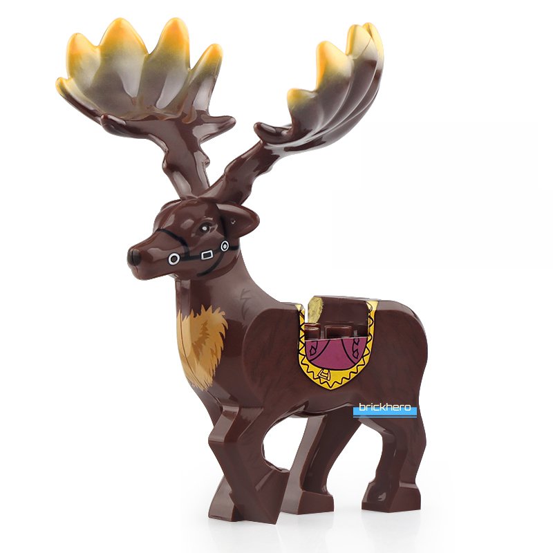 King Thranduil's elk The Hobbit LOTR Lego Custom Minifigure Brick Toys Gift