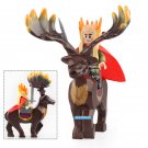 Thranduil on Elk The Hobbit LOTR Lego Custom Minifigure Brick Toys Gift