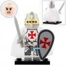 Castle Knights Templar Lego Custom Minifigure Brick Toys Gift