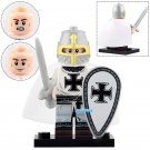 Castle Teutonic Knight Lego Custom Minifigure Brick Toys Gift