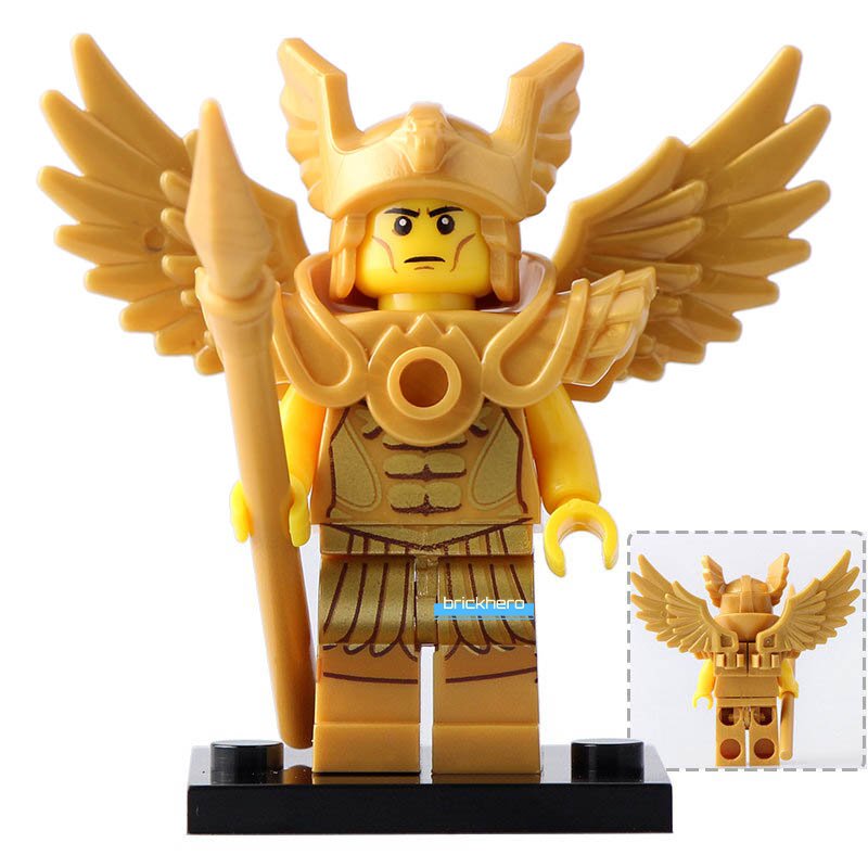 Flying Warrior Gold Wings CMF Series 15 Lego Custom Minifigure Brick Toys Gift