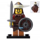 Hun Warrior CMF Series 12 Lego Custom Minifigure Brick Toys Gift