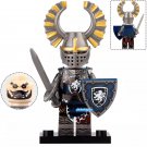 Lion Heart Knight Medieval Warrior Lego Custom Minifigure Brick Toys Gift