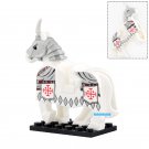 Castle Knights of the Holy Sepulchre Charger Horse Lego Custom Minifigure Toys