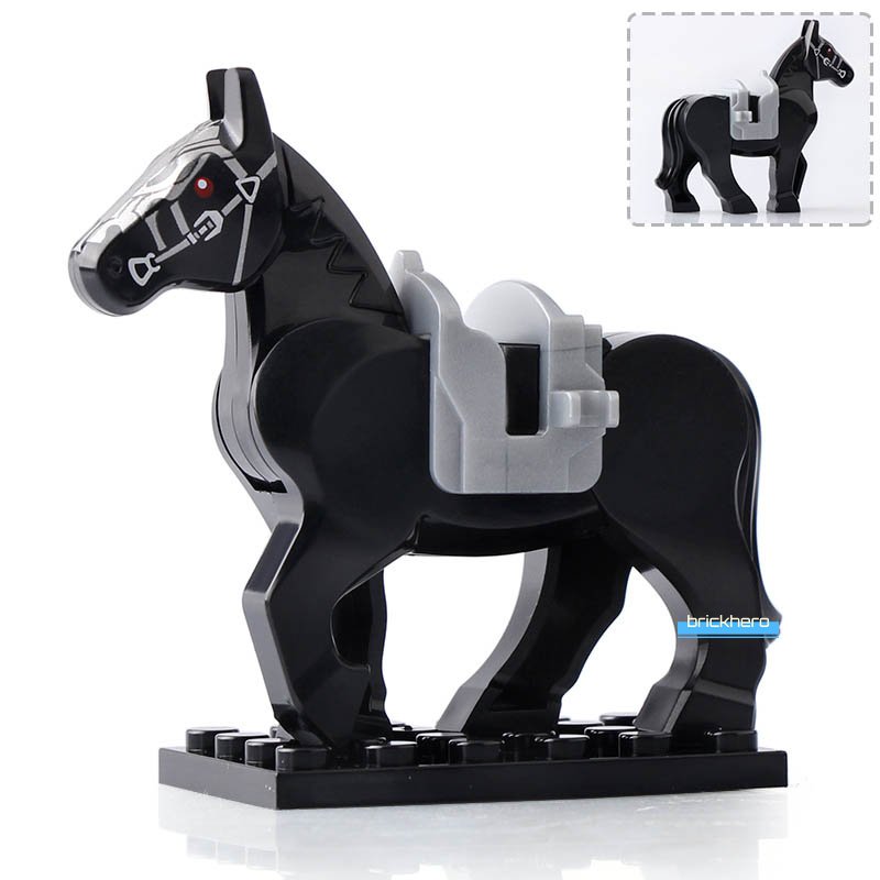 Medieval Castle Kingdoms War Horse Lego Custom Minifigure Brick Toys Gift