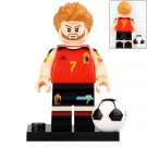 Kevin De Bruyne #7 Belgian Professional Footballer Custom LEGO Minifigure Toy