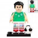 Raul Jimenez #9 Mexican Pro Footballer Custom Printed LEGO Minifigure Toy Gift