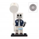 Marshmello Electronic Musician and DJ Custom Printed LEGO Minifigure Toy Gift