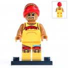 Pro Wrestler Hulk Hogan World Wrestling Entertainment Custom LEGO Minifigure Toy