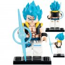 SSJ Blue Gogeta Dragon Ball Z Custom Printed LEGO Minifigure Toy Gift