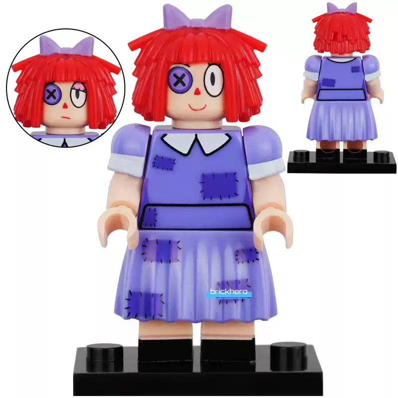 Ragatha The Amazing Digital Circus Cartoon Custom LEGO Minifigure Toy Gift