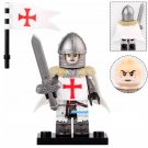 Medieval Castle Knight Templar Custom LEGO Minifigure Toy Gift