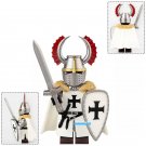 Medieval Castle Teutonic Knight Custom Printed LEGO Minifigure Toy Gift