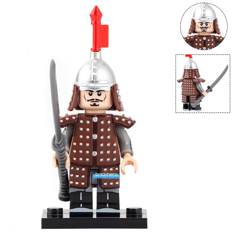 Ming Dynasty Military Ancient Chinese (1368 - 1644) Custom LEGO Minifigure Toy