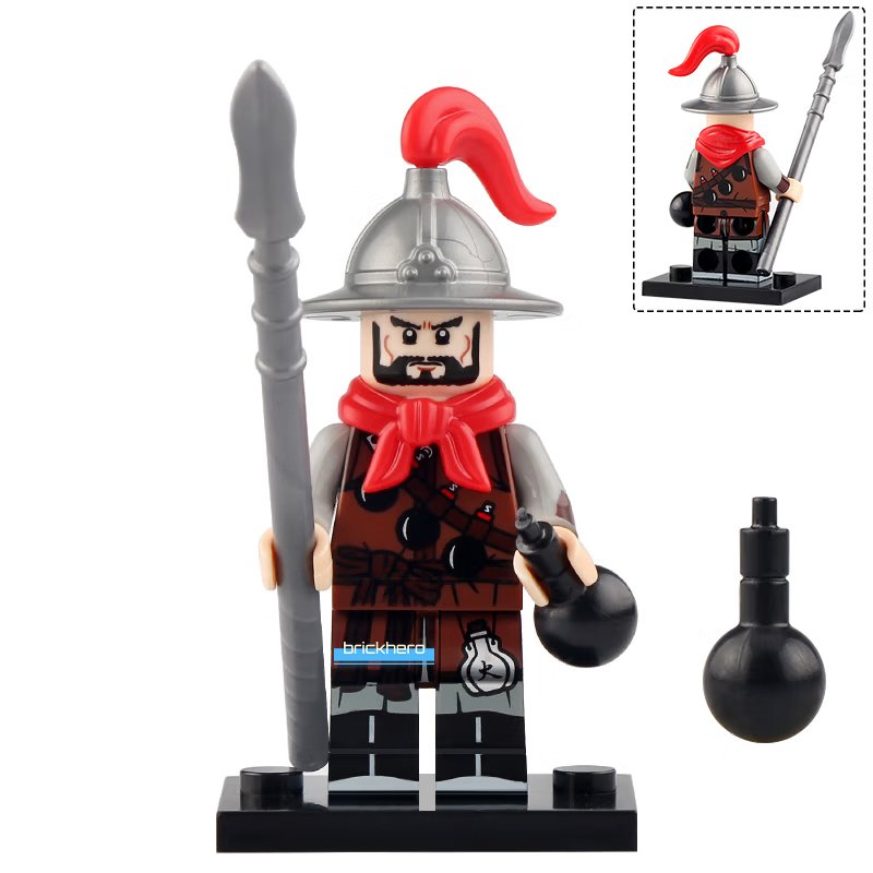 Ming Dynasty Soldier Ancient Chinese soldiers Custom LEGO Minifigure Toy Gift