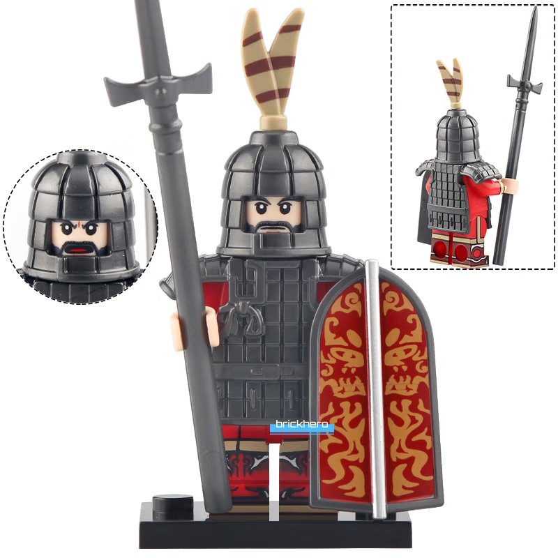Southern Dynasty Soldier Medieval Chinese Custom LEGO Minifigure Toy Gift