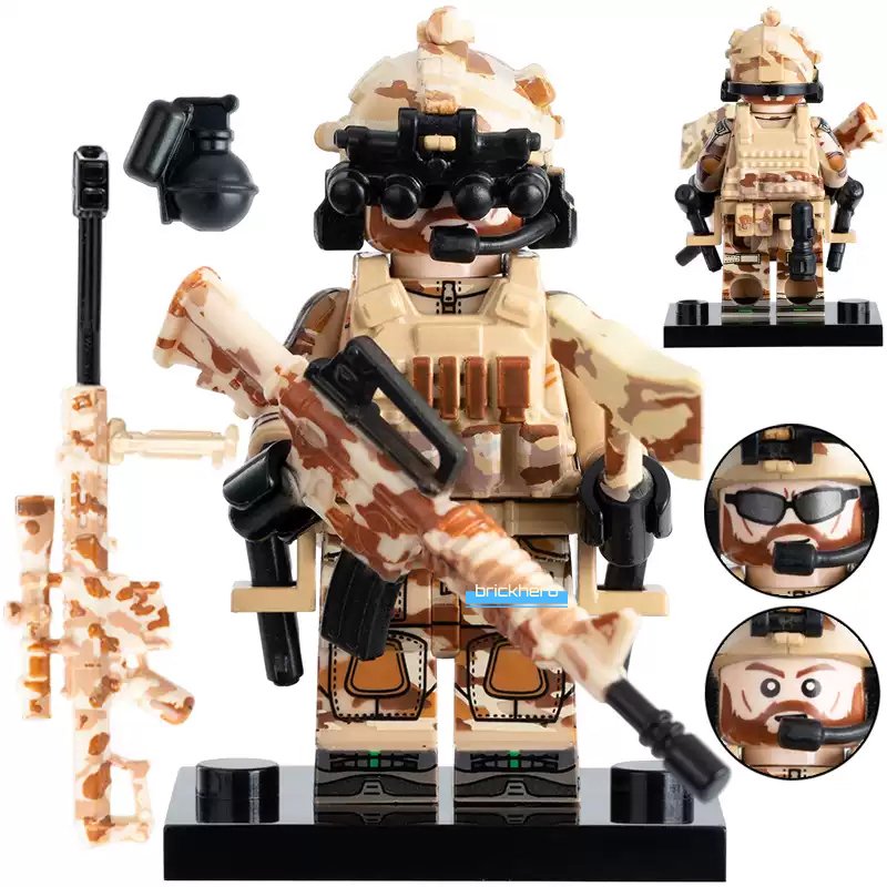 Delta Special Forces U.S. Army's Elite Ops Custom LEGO Minifigure Gift