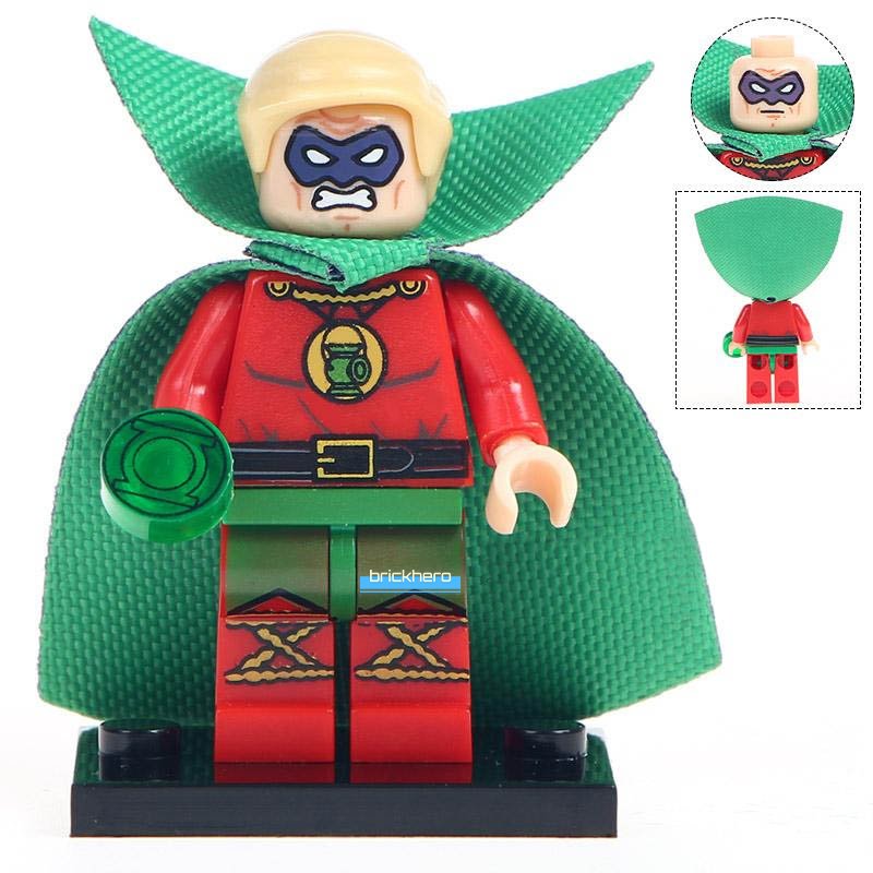 Green Lantern (Alan Scott) Marvel Comics Super Heroes Custom LEGO Minifigure Toy