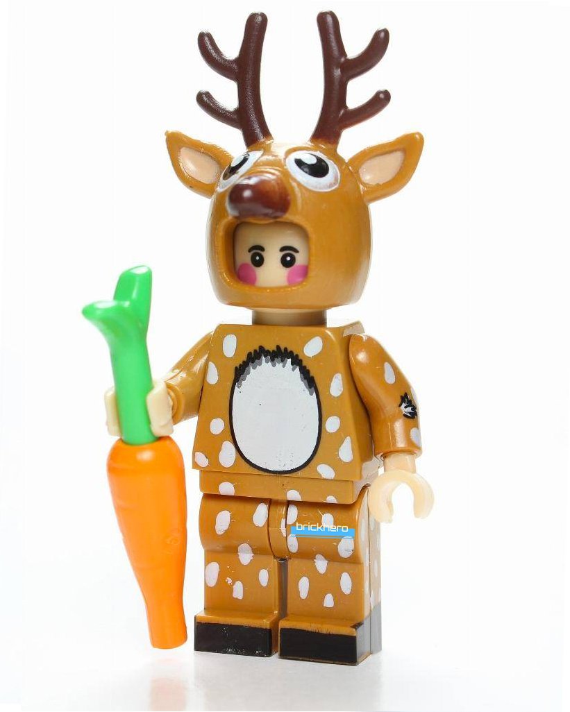 Reindeer Guy Custom Printed Lego Minifigure Toy Gift