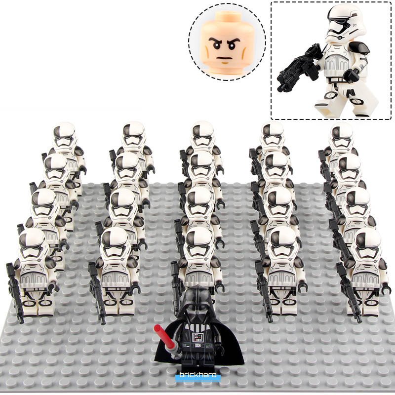 First Order Stormtrooper Star Wars The Last Jedi LEGO Minifigure Toy Set 21Pcs