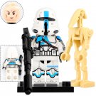 501st Legion Airborne Trooper with Battle Droid Star Wars LEGO Minifigure Toy
