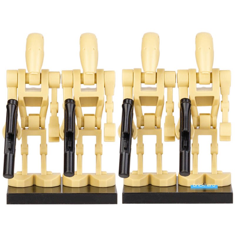 B1 Battle Droids Star Wars The Clone Wars Custom LEGO Minifigure Toy Gift