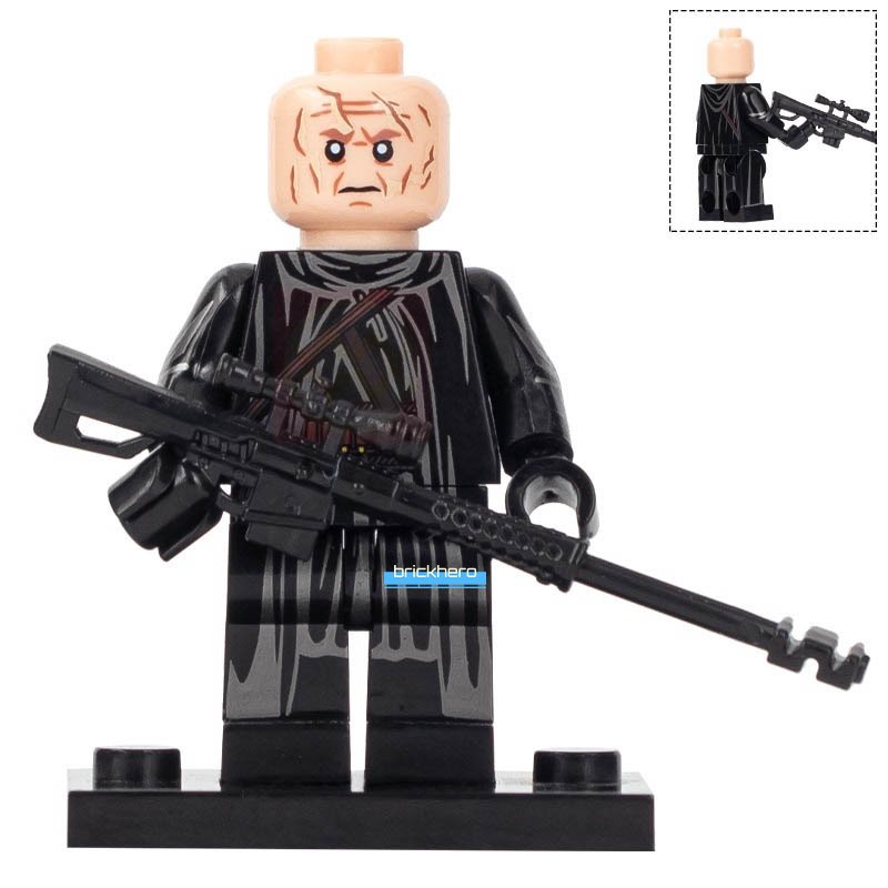 Boba Fett (No Armor) Star Wars Mandalorian Custom LEGO Minifigure Toy Gift