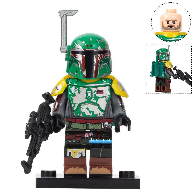 Cobb Vanth (Boba Fett's armor) Star Wars Mandalorian Custom LEGO Minifigure Toy